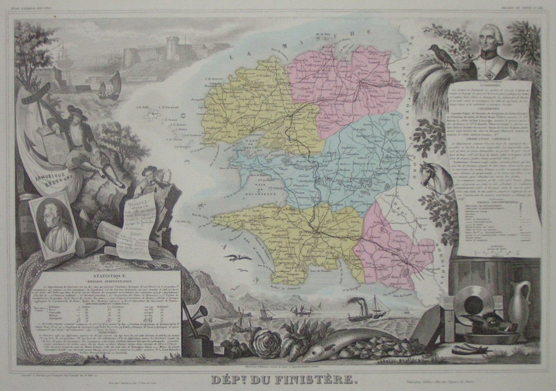 Map of Finistere